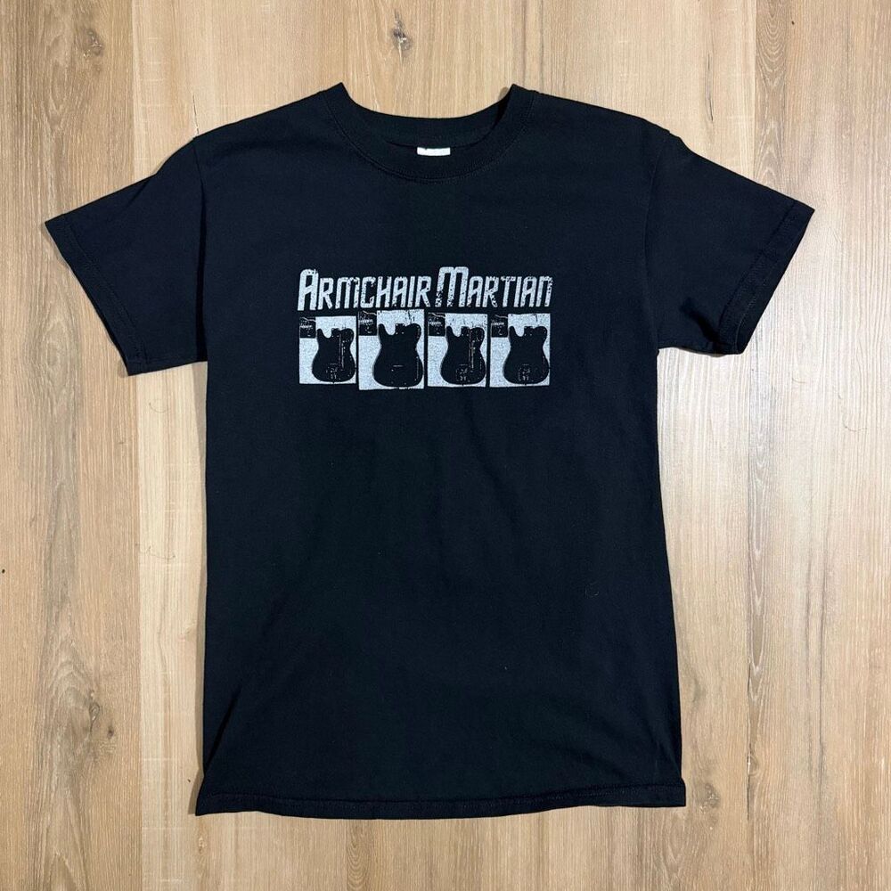 Armchair Martian Who Wants To Play Bass Black Tour Shirt Sz S Punk Rock Tee Alt